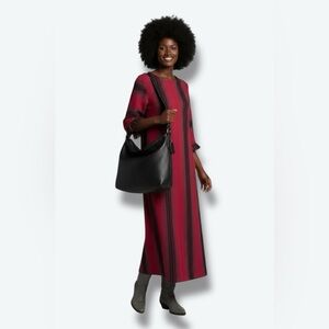 1960s/70s Arolan Kutomo Wool Striped Maxi Dress – Made in Finland